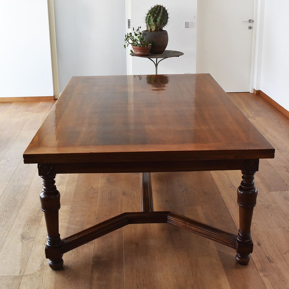 TAV36 1 large antique furniture table extensible walnut table 19th century.jpg